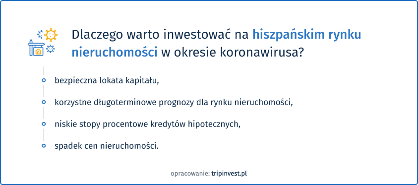 dlaczego warto inwesować w hiszpańską nieruchomość w okresie pandemii