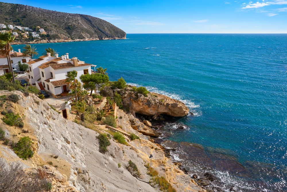 Moraira - widok na wybrzeże